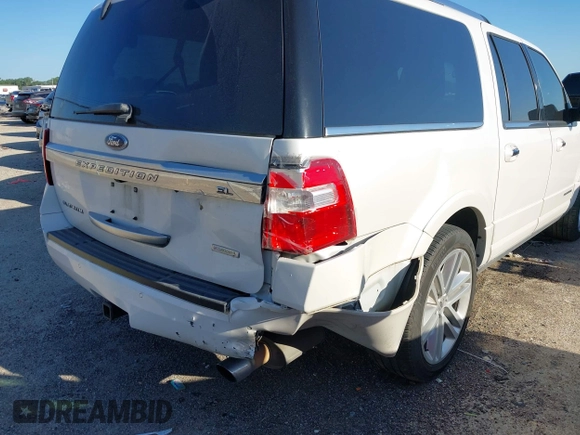 2016 Ford Expedition Max Platinum with VIN 1FMJK1LTXGEF31256, listed as a IAAI auction lot 42475858 with 134,167 mi miles and . Bid and sale history available at DreamBid. Image 6.