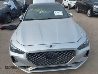 2019 Genesis G70 2.0T Advanced with VIN KMTG44LA2KU034212, listed as a IAAI auction lot 41780111 with 48,222 mi miles. Bid and sale history available at carsss.com. Image 6.