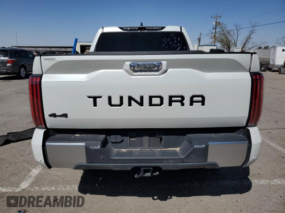 2022 Toyota Tundra Limited z VIN 5TFJA5DB9NX018019, wystawiony jako Copart lot #52607235 z przebiegiem 31 692 mil mil oraz Szkoda całkowita • Salvage title. Historia ofert i sprzedaży dostępna na DreamBid. Obrazek 6.
