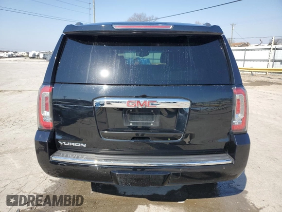 2018 GMC Yukon Denali with VIN 1GKS2CKJ6JR268742, listed as a Copart auction lot 48764105 with 162,256 mi miles and Salvage Title. Bid and sale history available at carsss.com. Image 6.