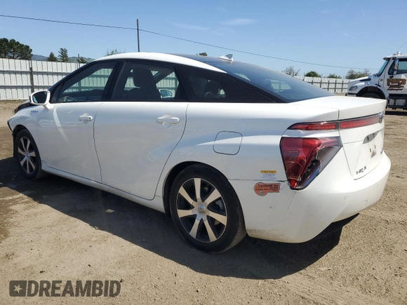 2019 Toyota Mirai with VIN JTDBVRBD3KA007004, listed as a Copart auction lot 52381245 with 53,786 mi miles and Salvage Title. Bid and sale history available at carsss.com. Image 2.