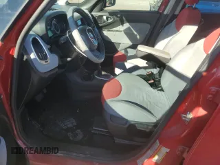 2014 FIAT 500L Easy with VIN ZFBCFABH2EZ028182, listed as a Copart auction lot 82039974 with 74,502 mi miles and Clean Title. Bid and sale history available at carsss.com. Image 7.