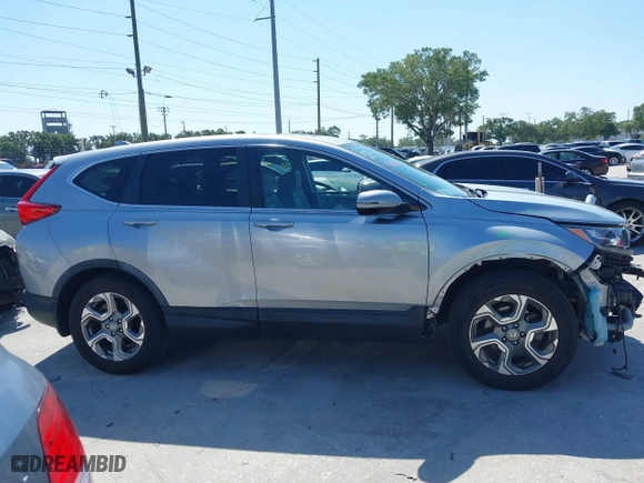2018 Honda CR-V EX-L with VIN 7FARW1H83JE009739, listed as a IAAI auction lot 42002523 with 28,624 mi miles. Bid and sale history available at carsss.com. Image 14.