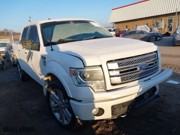 2013 Ford F-150 XL with VIN 1FTFW1ET6DFB23855, listed as a IAAI auction lot 41338248 with 233,767 mi miles. Bid and sale history available at carsss.com. Image 1.