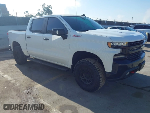 2021 Chevrolet Silverado 1500 LT Trail Boss with VIN 1GCPYFEL3MZ129400, listed as a IAAI auction lot 42024225 with 73,571 mi miles and . Bid and sale history available at DreamBid. Image 1.