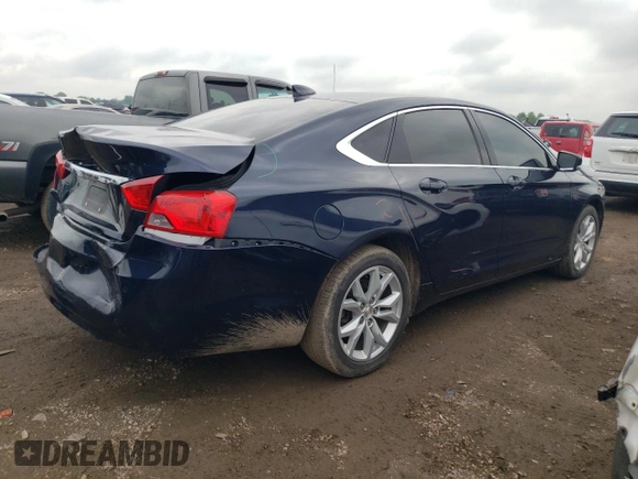 2016 Chevrolet Impala LT with VIN 2G1105SA9G9200570, listed as a Copart auction lot 58587575 with 133,489 mi miles and Salvage title. Bid and sale history available at DreamBid. Image 3.