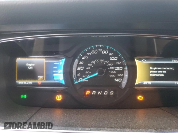 2014 Ford Taurus SEL with VIN 1FAHP2E83EG133168, listed as a Copart auction lot 48346505 with 116,141 mi miles and Salvage Title. Bid and sale history available at carsss.com. Image 9.