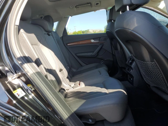 2021 Audi Q5 Premium Plus with VIN WA1BAAFY6M2020296, listed as a Copart auction lot 56736205 with 75,955 mi miles and Salvage title. Bid and sale history available at DreamBid. Image 11.