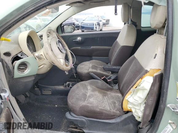 2013 FIAT 500 Pop with VIN 3C3CFFDR7DT554334, listed as a Copart auction lot 44164085 with 77,265 mi miles and Salvage title. Bid and sale history available at DreamBid. Image 7.