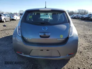 2015 Nissan LEAF SV with VIN 1N4AZ0CP8FC335118, listed as a Copart auction lot 44023525 with 75,071 mi miles and Salvage Title. Bid and sale history available at carsss.com. Image 6.