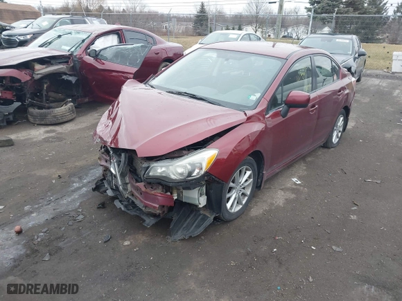 2012 Subaru Impreza Sedan 2.0i Premium with VIN JF1GJAB69CH029527, listed as a IAAI auction lot 41865233 with 110,775 mi miles. Bid and sale history available at carsss.com. Image 18.