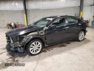 2019 Acura ILX w/Premium Pkg with VIN 19UDE2F71KA015091, listed as a Copart auction lot 46698375 with 0 mi miles and Salvage Title. Bid and sale history available at carsss.com. Image 1.
