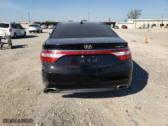2017 Hyundai Azera Limited with VIN KMHFH4JG7HA590740, listed as a Copart auction lot 82903814 with 72,040 mi miles and Salvage Title. Bid and sale history available at carsss.com. Image 6.