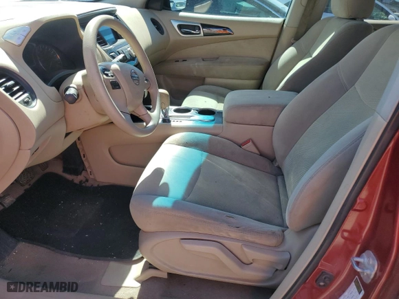 2015 Nissan Pathfinder S with VIN 5N1AR2MN7FC660423, listed as a Copart auction lot 47952334 with 137,913 mi miles and Salvage Title. Bid and sale history available at carsss.com. Image 7.