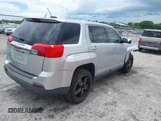 2017 GMC Terrain SLE with VIN 2GKALMEK1H6245457, listed as a IAAI auction lot 39756575 with 108,717 mi miles. Bid and sale history available at carsss.com. Image 4.