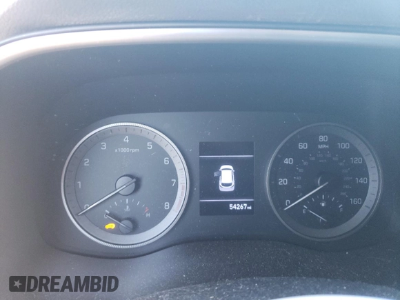 2019 Hyundai Tucson Night with VIN KM8J33AL2KU940703, listed as a Copart auction lot 76443654 with 54,267 mi miles and Salvage Title. Bid and sale history available at carsss.com. Image 9.