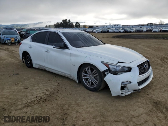 2018 Infiniti Q50 Sport with VIN JN1EV7AP5JM359885, listed as a Copart auction lot 49888835 with 121,198 mi miles and Salvage Title. Bid and sale history available at carsss.com. Image 4.