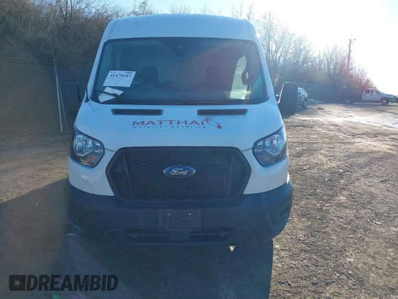 2021 Ford Transit Cargo with VIN 1FTBR1C82MKA66713, listed as a IAAI auction lot 41479187 with 50,415 mi miles and . Bid and sale history available at DreamBid. Image 13.