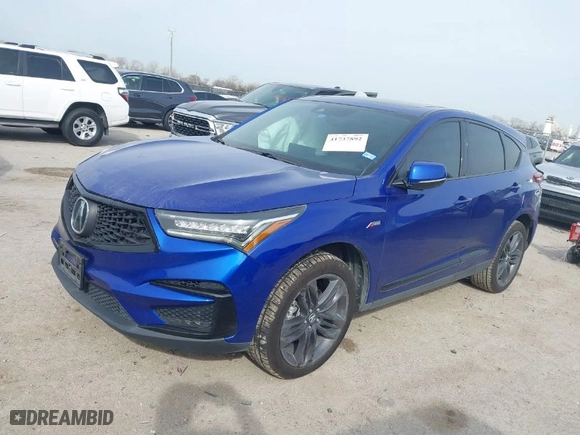 2021 Acura RDX w/A-Spec Package with VIN 5J8TC1H63ML012622, listed as a IAAI auction lot 41737892 with 58,087 mi miles. Bid and sale history available at carsss.com. Image 2.