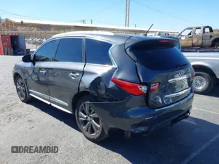 2013 Infiniti JX35 with VIN 5N1AL0MM8DC317601, listed as a IAAI auction lot 40678694 with 142,221 mi miles and . Bid and sale history available at DreamBid. Image 14.