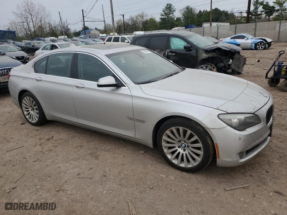 2012 BMW 7 Series 750i xDrive with VIN WBAKC6C55CC396517, listed as a Copart auction lot 53300945 with 163,700 mi miles and Clean Title. Bid and sale history available at carsss.com. Image 4.