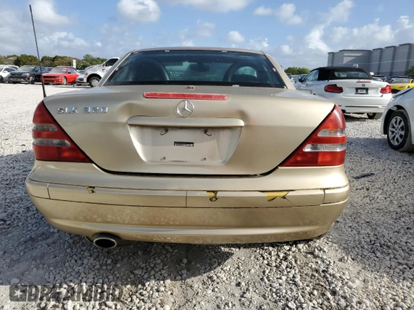 2001 Mercedes-Benz SLK 230/320 with VIN WDBKK65F61F210893, listed as a Copart auction lot 51276665 with Not provided miles and Salvage title. Bid and sale history available at DreamBid. Image 6.