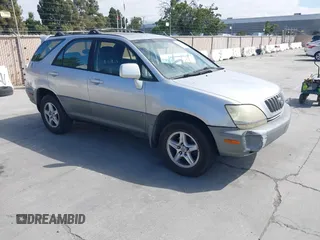 2001 Lexus RX 300 with VIN JTJGF10U710105560, listed as a IAAI auction lot 42586930 with 223,003 mi miles and . Bid and sale history available at DreamBid. Image 1.