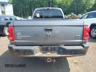 2005 Dodge Dakota SLT with VIN 1D7HW42N05S140228, listed as a Copart auction lot 62136055 with 191,663 mi miles and Clean title. Bid and sale history available at DreamBid. Image 6.