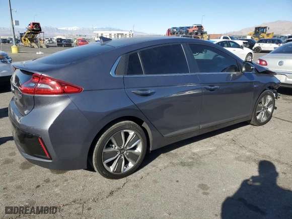 2019 Hyundai Ioniq Hybrid Limited with VIN KMHC85LC2KU137506, listed as a Copart auction lot 46982405 with 20,135 mi miles and Salvage Title. Bid and sale history available at carsss.com. Image 3.