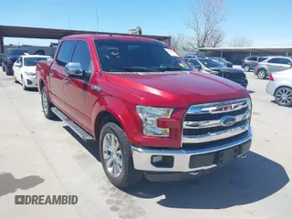 2015 Ford F-150 XLT with VIN 1FTEW1EF7FKD08478, listed as a IAAI auction lot 41867070 with 128,107 mi miles. Bid and sale history available at carsss.com. Image 1.