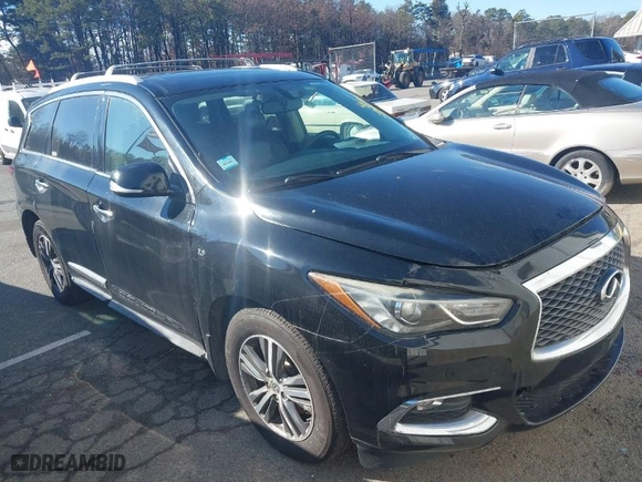 2018 Infiniti QX60 with VIN 5N1DL0MM9JC503981, listed as a IAAI auction lot 41699689 with 215,932 mi miles. Bid and sale history available at carsss.com. Image 1.