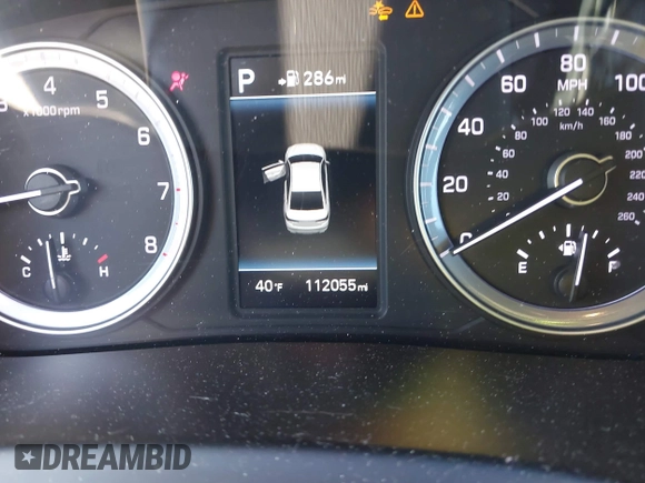 2018 Hyundai Sonata Limited with VIN 5NPE34AF5JH638577, listed as a IAAI auction lot 41760256 with 112,055 mi miles. Bid and sale history available at carsss.com. Image 7.