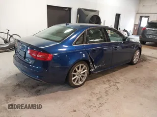 2015 Audi A4 Premium Plus with VIN WAUFFAFL2FN018024, listed as a IAAI auction lot 41364003 with 62,148 mi miles. Bid and sale history available at carsss.com. Image 4.