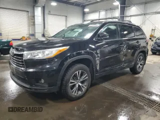 2016 Toyota Highlander XLE z VIN 5TDJKRFHXGS320532, wystawiony jako Copart lot #57438545 z przebiegiem 139 608 mil mil oraz Szkoda całkowita • Salvage title. Historia ofert i sprzedaży dostępna na DreamBid. Obrazek 1.