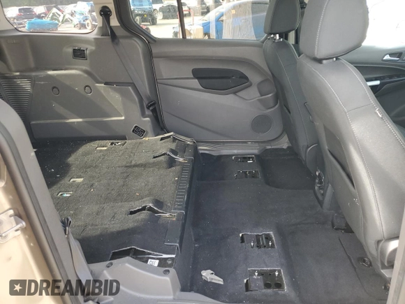 2020 Ford Transit Connect XLT z VIN NM0GE9F27L1480515, wystawiony jako Copart lot #55385955 z przebiegiem 83 120 mil mil oraz Czysty tytuł • Clean title. Historia ofert i sprzedaży dostępna na DreamBid. Obrazek 11.