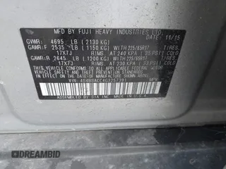 2016 Subaru Outback Premium с VIN 4S4BSACC4G3257391, выставлен на аукционе IAAI как лот 42402282 с пробегом 108 897 миль миль и . История ставок и продаж доступна на DreamBid. Изображение 9.