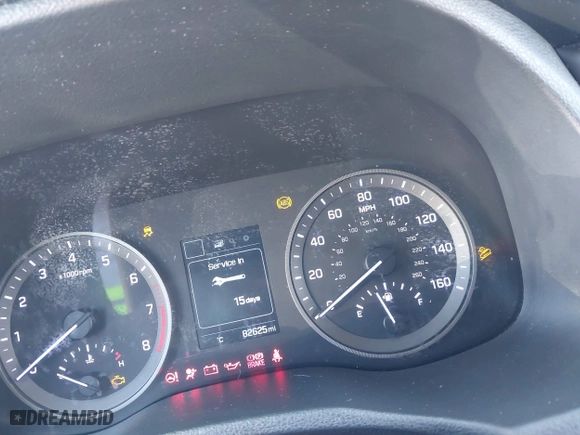 2017 Hyundai Tucson Value with VIN KM8J33A27HU396103, listed as a IAAI auction lot 41658990 with 82,625 mi miles. Bid and sale history available at carsss.com. Image 7.