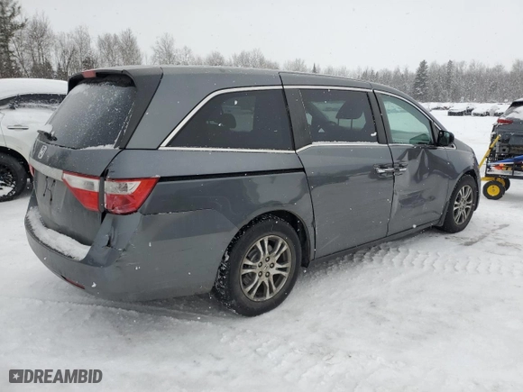 2013 Honda Odyssey EX with VIN 5FNRL5H49DB504704, listed as a Copart auction lot 43199605 with 280,263 mi miles and Clean Title. Bid and sale history available at carsss.com. Image 3.