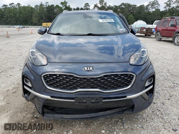2020 Kia Sportage EX z VIN KNDPN3AC7L7693820, wystawiony jako Copart lot #54307605 z przebiegiem 68 419 mil mil oraz Szkoda całkowita • Salvage title. Historia ofert i sprzedaży dostępna na DreamBid. Obrazek 5.