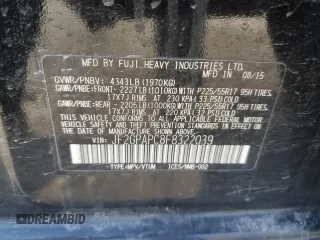 2015 Subaru XV Crosstrek Limited with VIN JF2GPAPC8F8322039, listed as a Copart auction lot 52075275 with 168,897 mi miles and Salvage Title. Bid and sale history available at carsss.com. Image 12.