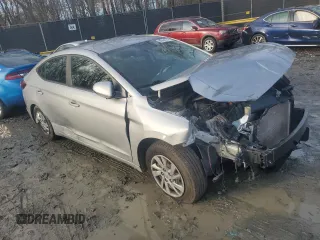 2020 Hyundai Elantra SE with VIN KMHD74LF6LU949744, listed as a Copart auction lot 85661274 with 45,268 mi miles and Salvage Title. Bid and sale history available at carsss.com. Image 4.