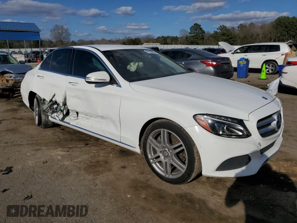 2015 Mercedes-Benz C 300 with VIN 55SWF4JB2FU044929, listed as a Copart auction lot 44148895 with 113,865 mi miles and Salvage Title. Bid and sale history available at DreamBid. Image 4.