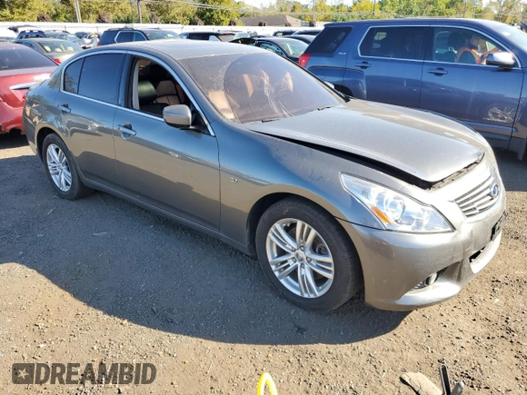 2015 Infiniti Q40 with VIN JN1CV6AR5FM522318, listed as a Copart auction lot 42323984 with 70,348 mi miles and Non Repairable. Bid and sale history available at carsss.com. Image 4.