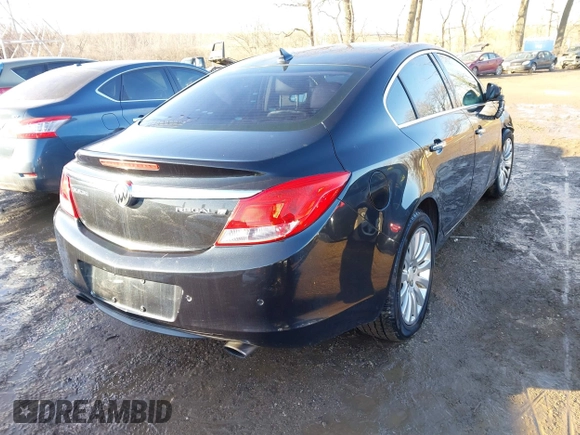 2012 Buick Regal Turbo Premium 1 with VIN 2G4GS5EV1C9143927, listed as a IAAI auction lot 41443969 with 151,985 mi miles. Bid and sale history available at carsss.com. Image 4.