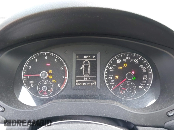 2013 Volkswagen Jetta GLI Autobahn with VIN 3VW467AJ2DM215802, listed as a IAAI auction lot 42077962 with 102,339 mi miles and . Bid and sale history available at DreamBid. Image 7.