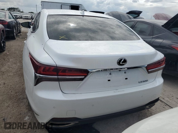 2019 Lexus LS 500 with VIN JTHB51FF4K5007906, listed as a Copart auction lot 78994754 with 30,488 mi miles and Non repairable. Bid and sale history available at DreamBid. Image 6.