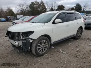 2013 Nissan Pathfinder Platinum with VIN 5N1AR2MN8DC633101, listed as a Copart auction lot 47971815 with 126819 miles and Clean Title. Bid and sale history available at carsss.com. Image 1.