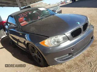 2008 BMW 1 Series 128i with VIN WBAUN13538VH80185, listed as a IAAI auction lot 41381953 with Not Provided miles and . Bid and sale history available at carsss.com. Image 1.