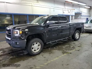 2014 GMC Sierra 1500 SLT with VIN 1GTV2VEC6EZ189661, listed as a Copart auction lot 44803975 with 212,737 mi miles and Salvage Title. Bid and sale history available at carsss.com. Image 1.