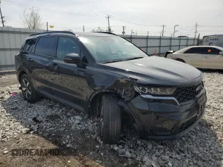 2023 Kia Sorento EX z VIN 5XYRH4LFXPG203750, wystawiony jako Copart lot #54191305 z przebiegiem 54 320 mil mil oraz Szkoda całkowita • Salvage title. Historia ofert i sprzedaży dostępna na DreamBid. Obrazek 4.